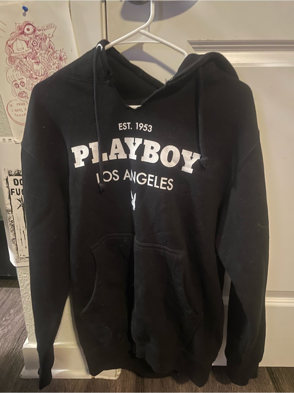 PLAYBOY Black Los Angeles Crewneck Sweatshirt